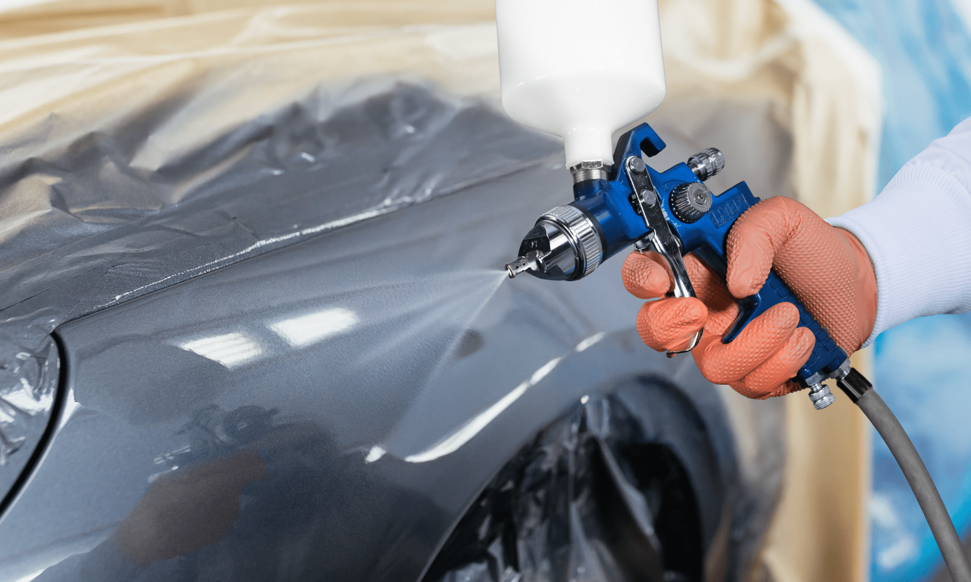 Silicone-Free Disposable Gloves Are Essential Protection for Auto Paint and Finishing